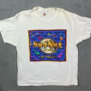 Vintage Hard Rock‎ Hotel Las Vegas Single Stitch T Shirt Size XL